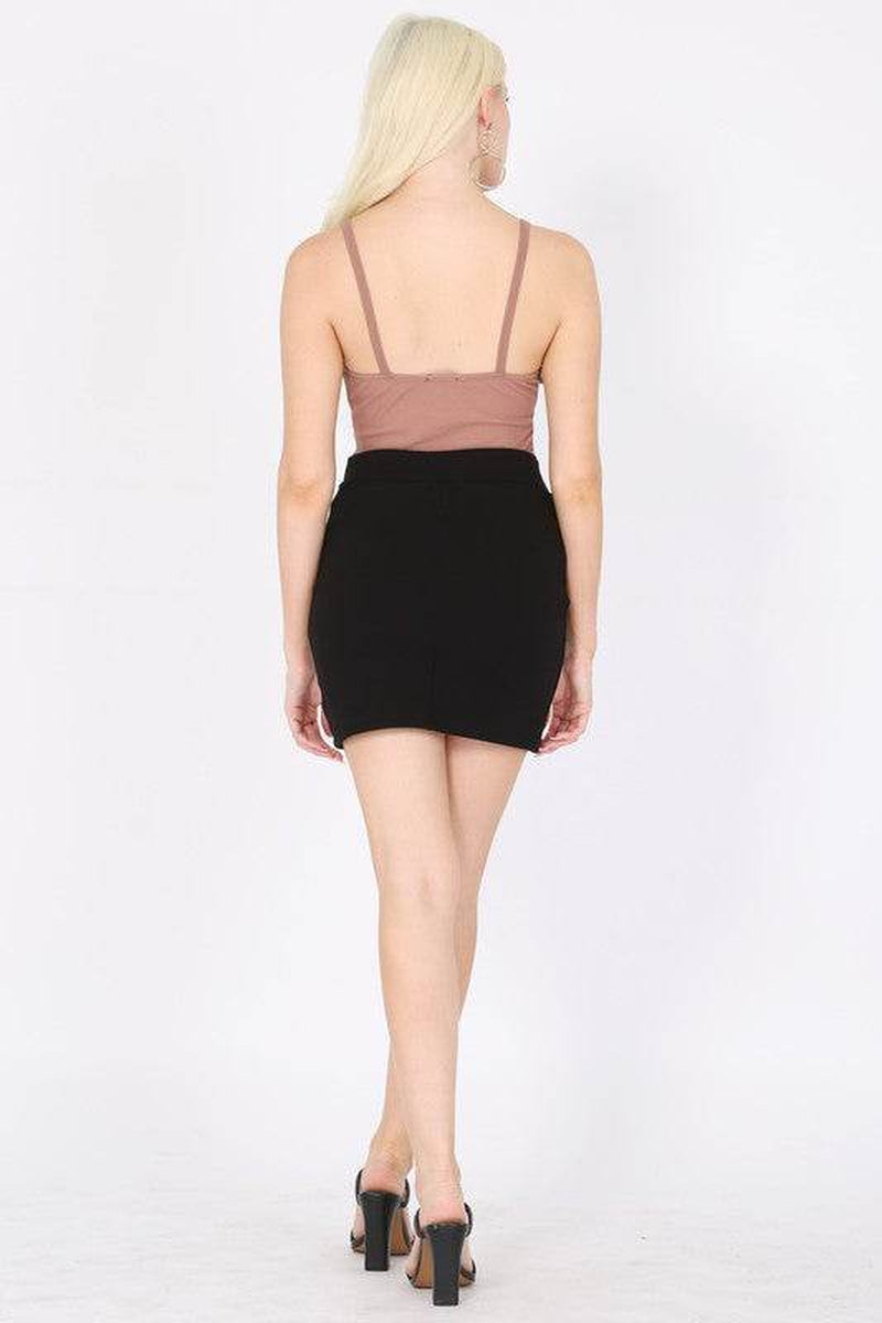 Women'S Stretch Mini Skirt